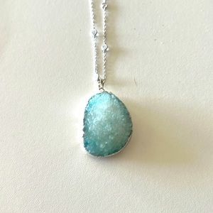 Druzy necklace